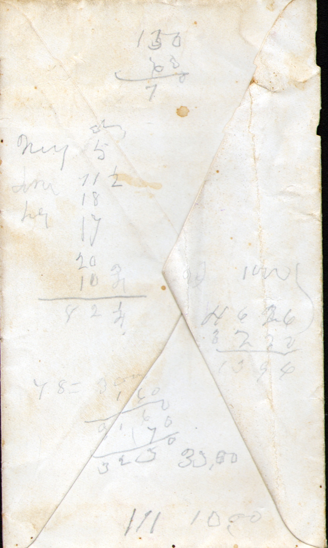 Letters Letter 3210 Gleaves Family