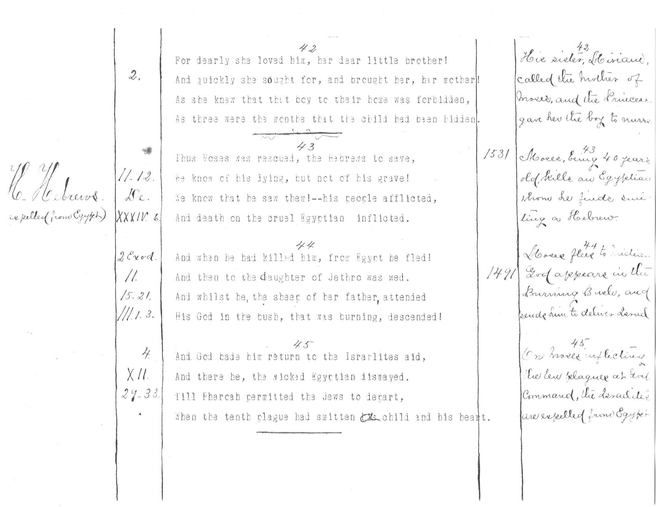 Letters: The Old Testament in Verse 4 (Verses 40 - 53) - Gleaves Family